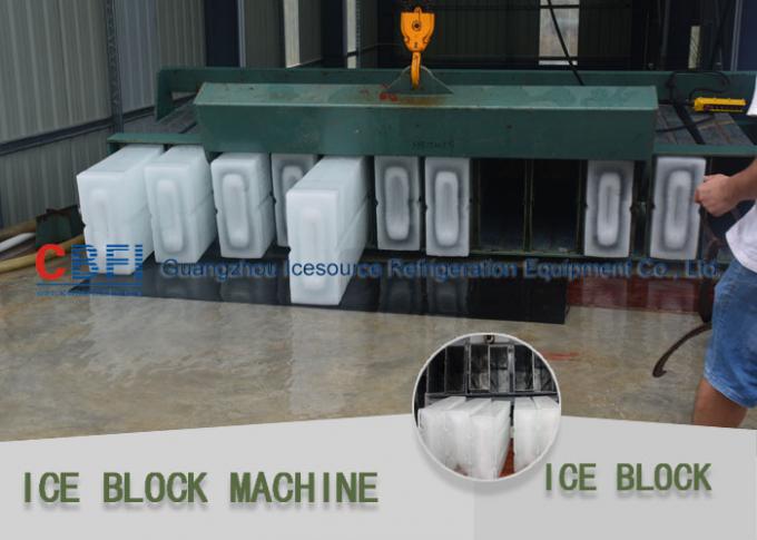 Macchina per ghiaccio del blocchetto di sistema di Freon di sicurezza 50 tonnellate valvola di espansione della Danimarca Danfoss da 100 tonnellate