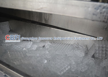 L'aria pulita facile si è raffreddata/macchina del ghiaccio raffreddata ad acqua, macchine di fabbricazione di ghiaccio industriali