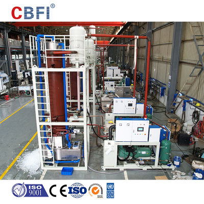CBFI 5 10 15 20 25 30 Tonne Macchine per la produzione di ghiaccio a tubo Macchine automatiche per la produzione di ghiaccio industriale