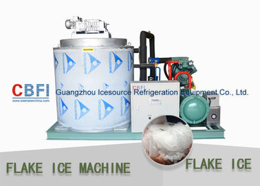 Una macchina per ghiaccio del fiocco della macchina di fabbricazione di ghiaccio del fiocco della garanzia di anno per tiene i frutti di mare freschi