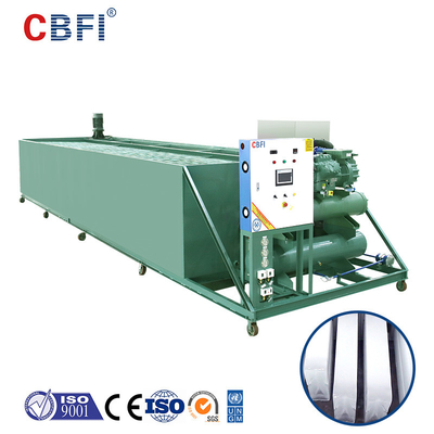 CBFI BBI100 10 tonnellate per macchina del blocco di ghiaccio di giorno con i tubi della bobina
