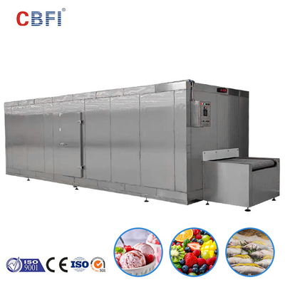 Controllo PLC Freezer a galleria rapida Iqf Shock Tunnel Fast Fast Freezing Machine