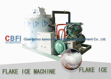 Macchina per ghiaccio del fiocco del touch screen con il condensatore di raffreddamento ad acqua del compressore/di  del tedesco