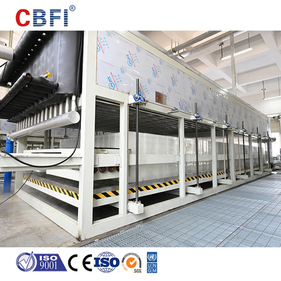 High Capacity Ice Block Making Machine with PLC Control and 3-200ton/day Capacità di produzione di blocchi di ghiaccio
