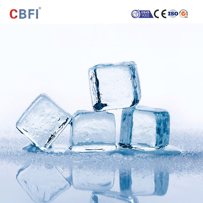 Macchina per cubetti di ghiaccio raffreddati ad aria con refrigerante R22/R404A e materiale in acciaio inox