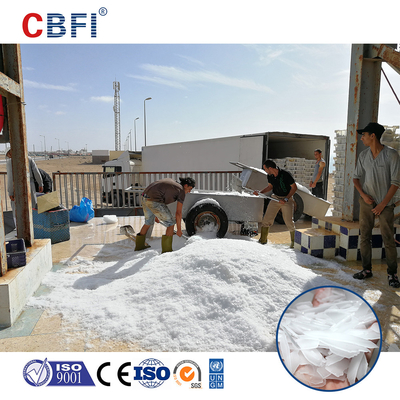Macchina per ghiaccio a fiocco raffreddata ad aria con refrigerante R404A