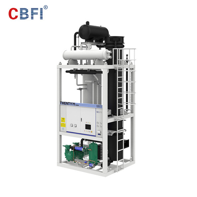 Macchina commestibile della metropolitana del ghiaccio del sistema di Freon 12 mesi di garanzia 380v 50hz 3p