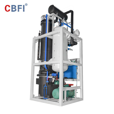 Grande capacità di CBFI, touch screen, raffreddamento ad acqua efficiente della macchina del ghiaccio della metropolitana