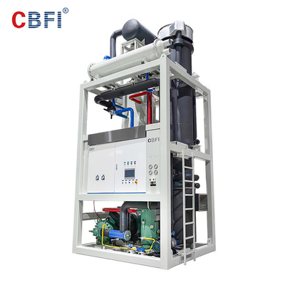 Macchina Germania/Taiwan/compressore della metropolitana del ghiaccio di capacità 10,000kg/24h di Hanbell