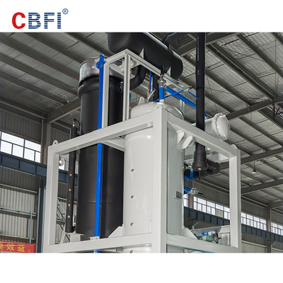 Macchina per la produzione di ghiaccio a tubo da 20 tonnellate con sistema di controllo automatico PLC