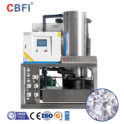 Acciaio inossidabile Italia Castal Solenoide Ice Tube System 30-55mm Edible Tube Ice Maker